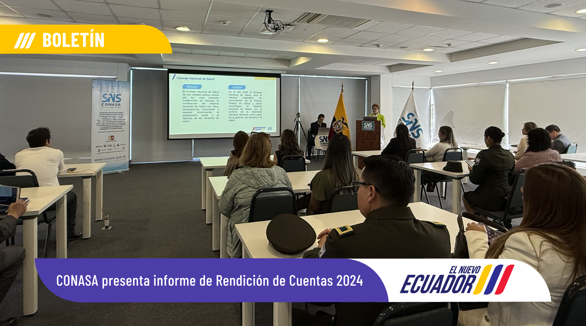 CONASA presentó informe de Rendición de Cuentas 2024